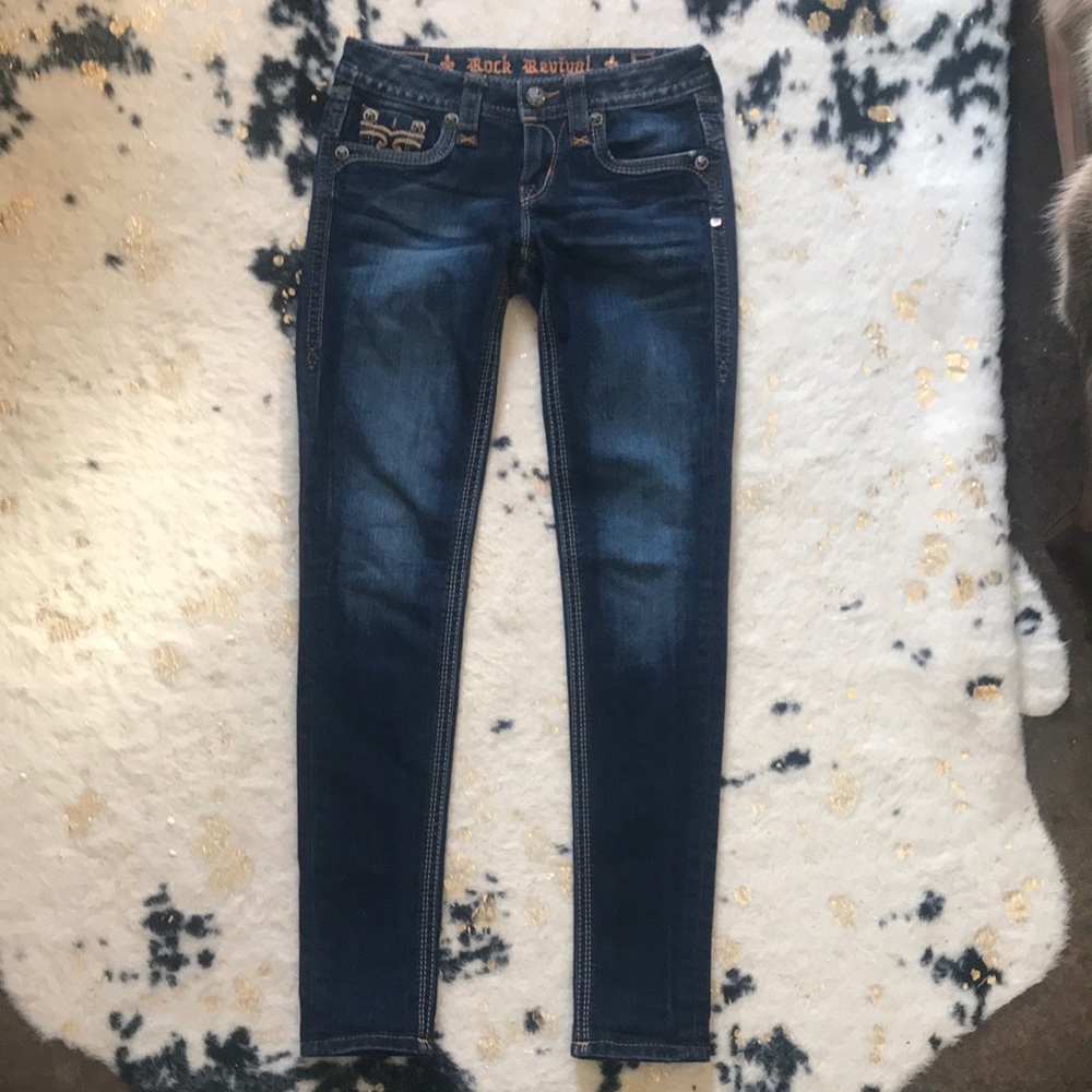 Rock Revival Calli skinny jeans size 25